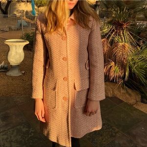 Petite Pink Pea Coat